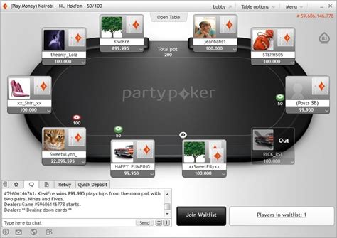 party poker rake